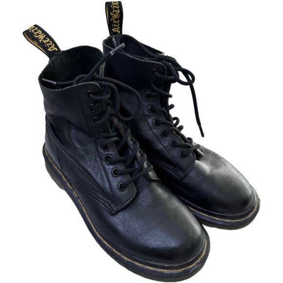Dr. Martens Shoes - Dr. Martens 1460 Pascal Bex Black Leather Lace Up Boots Women’s Size EU 37 US 6